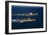 American and Russian Military Vessels Offshore of Puerto Rico-Frank Cancellare-Framed Photographic Print