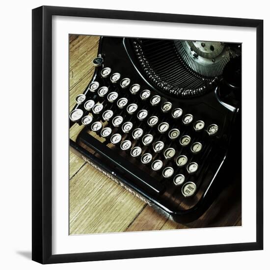 American Antiques: Typewriter-Nicolas Hugo-Framed Giclee Print