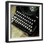 American Antiques: Typewriter-Nicolas Hugo-Framed Giclee Print