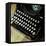 American Antiques: Typewriter-Nicolas Hugo-Framed Stretched Canvas