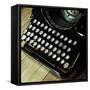 American Antiques: Typewriter-Nicolas Hugo-Framed Stretched Canvas