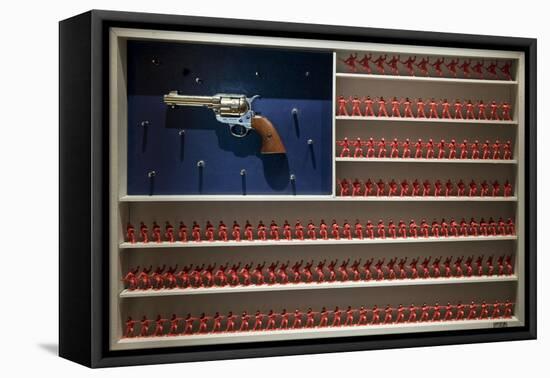 American Army Men-Roderick E. Stevens-Framed Stretched Canvas