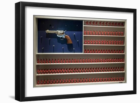 American Army Men-Roderick E. Stevens-Framed Giclee Print