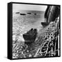 American Army Troops Coming Aboard Apa at Sea for D-Day Allied Invasion of Normandy-Ralph Morse-Framed Stretched Canvas