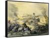 American Assault on the Fortress of Chapultepec, U.S.-Mexican War, c.1847-null-Framed Stretched Canvas