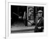 American Author Henry Miller Walking Along the Street-Carlo Bavagnoli-Framed Premium Photographic Print
