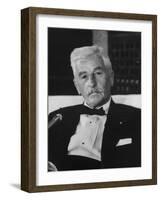 American Author William Faulkner-Carl Mydans-Framed Premium Photographic Print