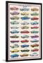 American Autos of 1960-1969-null-Lamina Framed Poster