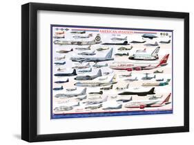 American Aviation: Modern Era, 1946-2010-null-Framed Art Print