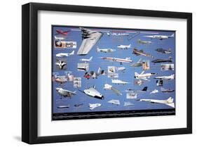 American Aviation - X-Planes-null-Framed Art Print