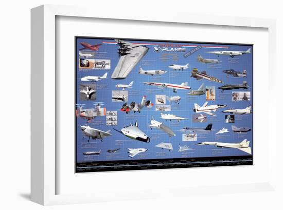 American Aviation - X-Planes-null-Framed Art Print