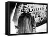 American Aviator Charles Lindbergh Standing Beside His Plane "Spirit of Saint Louis"-null-Framed Stretched Canvas