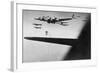 American B-17S Drop Bombs over Meudon-null-Framed Photo