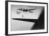 American B-17S Drop Bombs over Meudon-null-Framed Photo