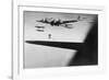 American B-17S Drop Bombs over Meudon-null-Framed Photo