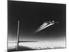 American B-36 Bomber Leaving Vapor Trails During High Altitude Flight over Carswell AFB-Margaret Bourke-White-Mounted Photographic Print
