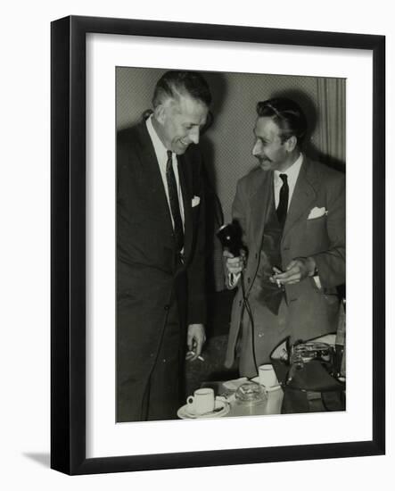 American Bandleader Stan Kenton Giving an Interview, C1950S-Denis Williams-Framed Photographic Print