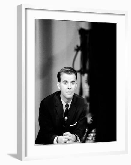 "American Bandstand" Host Dick Clark-null-Framed Premium Photographic Print