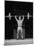 American Bantamweight Joseph Depietro Competing in Weightlifting Event at Summer Olympics-Mark Kauffman-Mounted Premium Photographic Print