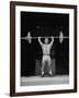 American Bantamweight Joseph Depietro Competing in Weightlifting Event at Summer Olympics-Mark Kauffman-Framed Premium Photographic Print