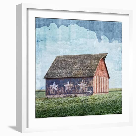 American Barn-Dan Meneely-Framed Art Print