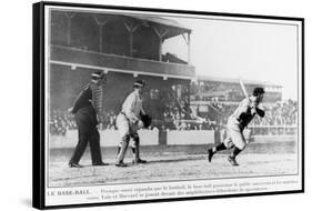 American Baseball in 1910-null-Framed Stretched Canvas