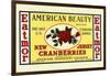 American Beauty New Jersey Cranberries-null-Framed Art Print