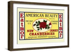 American Beauty New Jersey Cranberries-null-Framed Art Print