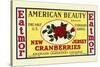 American Beauty New Jersey Cranberries-null-Stretched Canvas