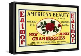 American Beauty New Jersey Cranberries-null-Framed Stretched Canvas