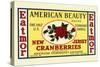 American Beauty New Jersey Cranberries-null-Stretched Canvas