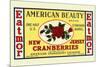 American Beauty New Jersey Cranberries-null-Mounted Premium Giclee Print