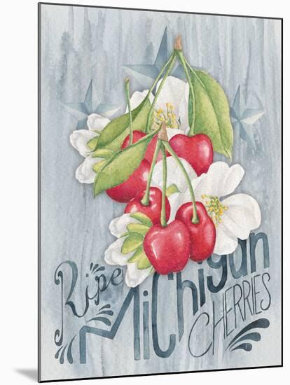 American Berries III-Elyse DeNeige-Mounted Art Print