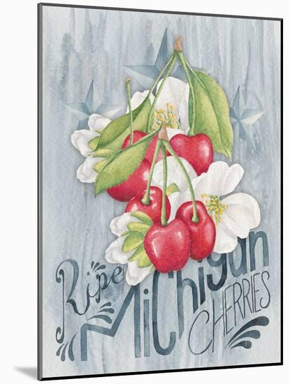 American Berries III-Elyse DeNeige-Mounted Art Print