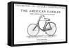 American Bicycle, 1890-null-Framed Stretched Canvas