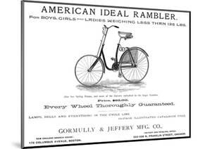 American Bicycle, 1890-null-Mounted Giclee Print