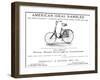 American Bicycle, 1890-null-Framed Giclee Print