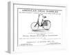 American Bicycle, 1890-null-Framed Giclee Print