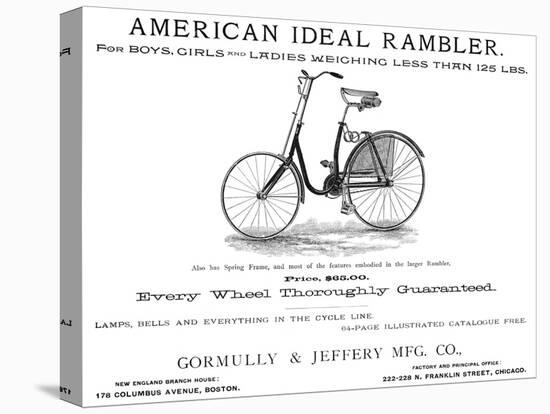 American Bicycle, 1890-null-Stretched Canvas