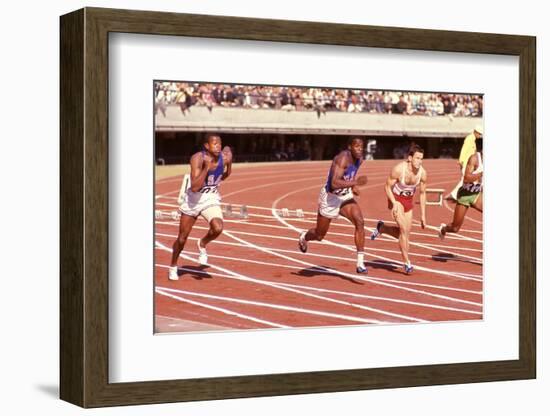 American Bob Hayes (Center) at Tokyo 1964 Summer Olympics, Japan-Art Rickerby-Framed Photographic Print