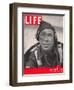 American Bombadier Cadet Exits his Training Plane After Target Practice, May 18, 1942-William C. Shrout-Framed Photographic Print