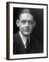 American Born Poet Thomas Stearns Eliot Posing for British Photographer E. O. Hoppe-Emil Otto Hoppé-Framed Premium Photographic Print