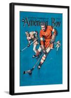 American Boy Hockey Cover-null-Framed Art Print