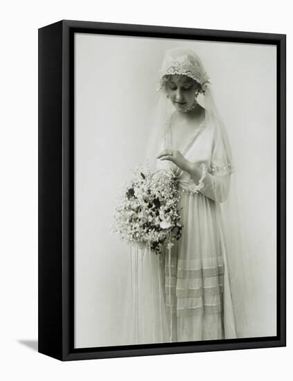 American Bride, c1925-null-Framed Stretched Canvas