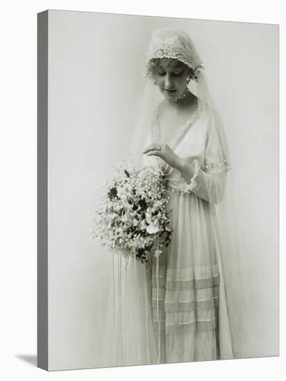 American Bride, c1925-null-Stretched Canvas