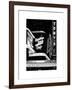 American Brooklyn Diner Cafe at Times Square by Night, Manhattan, NYC, White Frame-Philippe Hugonnard-Framed Art Print