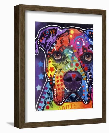 American Bulldog-Dean Russo-Framed Giclee Print