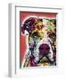 American Bulldog-Dean Russo-Framed Premium Giclee Print