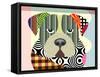 American Bulldog-Lanre Adefioye-Framed Stretched Canvas