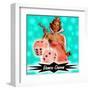 American Bunco Queen-null-Framed Giclee Print